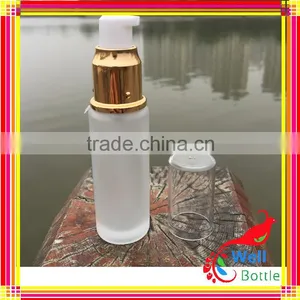 Cosmetic Airless Bottles for Cream Silver Airless Bottle With Pump Cap thumbnail-4