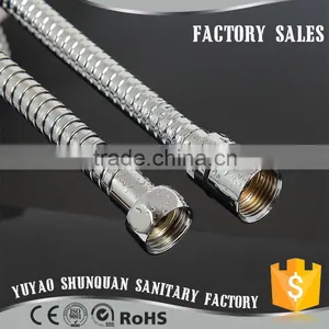 Factory Sale OEM Bathroom Chrome Double 1.5m Shower Head Flexible Hose thumbnail-1