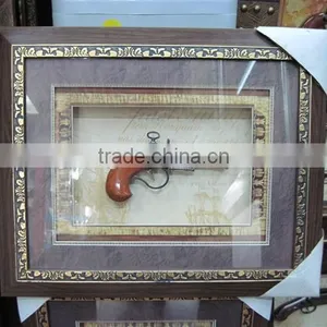 Handmade Wooden Pistols Painting Wooden Art thumbnail-5