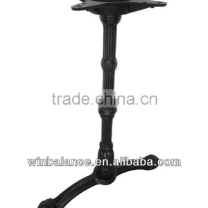 Cast Iron Black Wrinkle Powder Fancy Outdoor Table Leg thumbnail-1