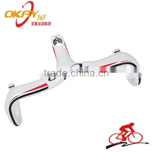 Carbon Handlebar Carbon White Road Bike Handlebars Carbon thumbnail-1
