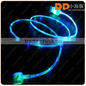 New Technology Usb Charging Cable Dual Color Flash Light LED Usb Otg Cable for Ipad Mini thumbnail-4