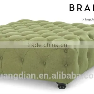 Living Room Fabric Round Ottoman for Round Bed thumbnail-1