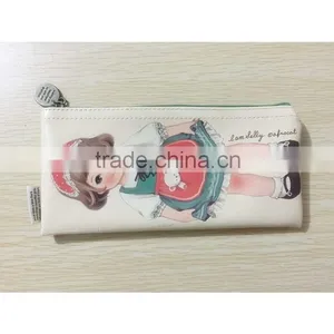 Fashion Funny Clear Cartoon Wholesale pu School Unbranded Pencil Case Pattern Customizable for Girl thumbnail-3