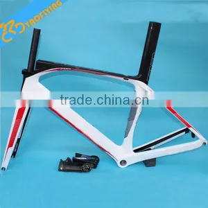 Free Shipping 2015 Newest Multi-color Carbon Fiber Road Bike Frame Chinese Bicycle Frame Road Carbon Frame Size XS/S/M/L/XL thumbnail-1