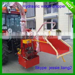Hydraulic Feeding Tractor Industrial Wood Shredder Chipper thumbnail-1