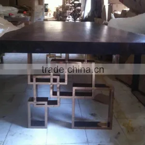 Reclaimed Walnut Dining Table Solid Wood thumbnail-3