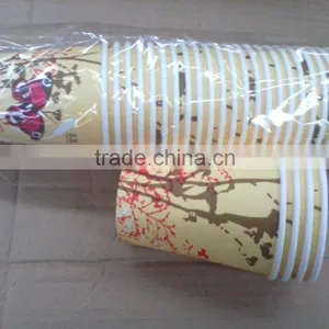 Wholesale Logo Print Single Wall PE Coated Paper Coffee Cups thumbnail-5