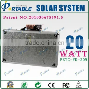 China 20W Portable Solar Power System Solar Batteries thumbnail-2