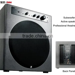 Professional Class D 1000 w 12 Inch Speaker Unit Enclosed Senior Cinema Home Theater Sound Music Active Subwoofer Speaker Box thumbnail-1