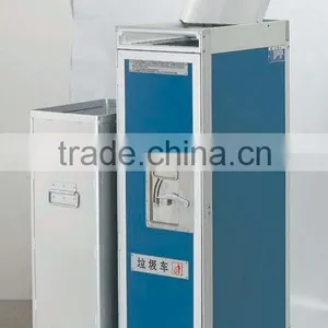 Aviation Inflight Waste Cart Waste Collection Cart Garbage Storage Trolley for Aircraft, Airline, Airplane, Aeroplane thumbnail-3