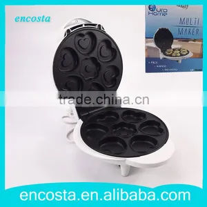 Non-Stick Heart Shaped 7Mini Electric Cake Maker For Cup Cake thumbnail-1
