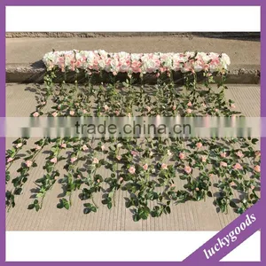 Luxury 2m Handmade Coral and White Hanging Decorative Flower Arranging thumbnail-1