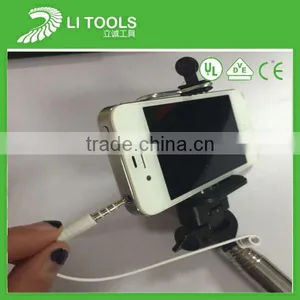 Cheap Handheld Stainless Steel Wand Pole Wire Control Selfie Stick thumbnail-1