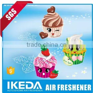 Cake Shape Paper Air Freshener With Opp Bag Packaging thumbnail-6