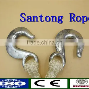Nylon Twisted Pre-spliced Tow Rope Winch Rope With Hooks thumbnail-3