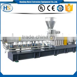 PVC Compound Calcium Carbonate Plastic Granules Twin Screw Extruder thumbnail-1