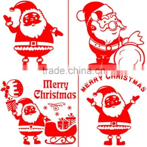 Custom Design Wall Decoration Self Adhesive PVC Christmas Sticker thumbnail-1