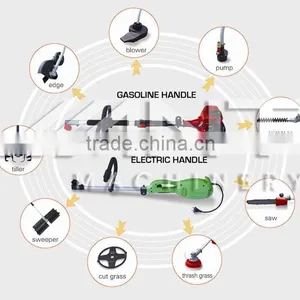 Brush Cutter 9IN1 MULTI TOOL MACHINE Electric and Petrol Power thumbnail-1