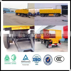 SINOTRUK Manufacture Heavy Duty 2 Axle Draw Bar Full Trailer thumbnail-1