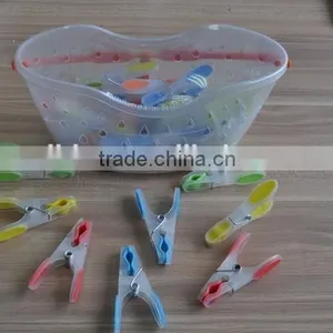High Quality Clothes Pegs With Basket thumbnail-3