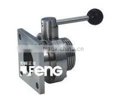 One End Flange / the Other End Screw Butterfly Valve thumbnail-1