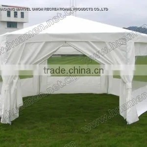 Hexagonal Green Polyester Garden Gazebo With Mosquito Net thumbnail-4