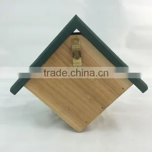 OEM Natural Color Wooden Bird House for Manufacturer Wholesale thumbnail-6