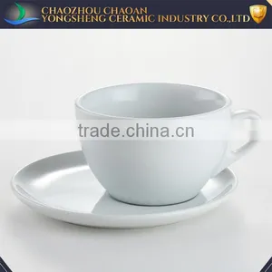 Manufacturer Supplier Porcelain Cup Saucer White for Wholesales thumbnail-1