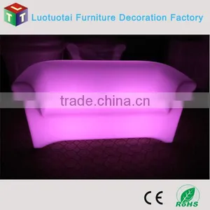 Hight Quality Led Sofa for Sale /cheap Plastic Lighting Led Sofa thumbnail-1