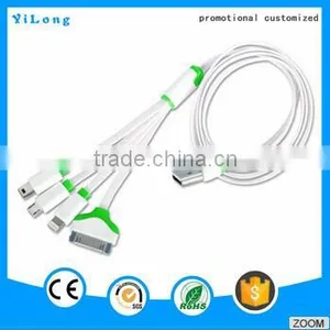 Hot Selling Multiple Usb Data Cable Multi Function Charger Cable thumbnail-3