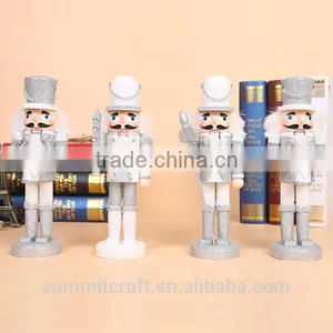 Wooden White Soldier Nutcracker Trendy Christmas Gifts thumbnail-1