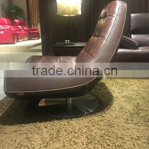 New Design High Quality Top Grain Leather Sofa Fashion Furniture Modern KD-S1808 thumbnail-5