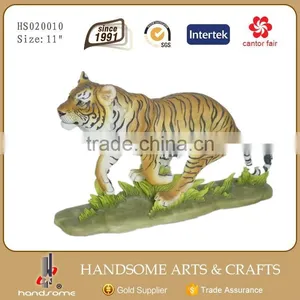 17.5 Inch Resin Craft Home Decoration Tiger Statue Animated Animals thumbnail-1