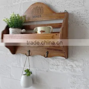 Home Decor Wooden Decorative Wall Shelf thumbnail-1