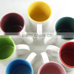 High Quality Top Grade Inner Colourful Ceramic Cups thumbnail-1