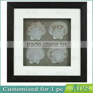 Cheap Sea Shell Wooden Artwork Wall Mounted Home Mediterranean Decor thumbnail-1