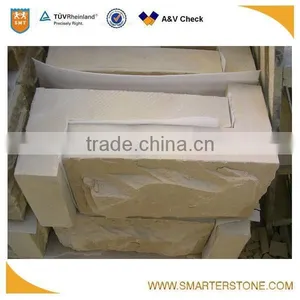 Mushroom Surface Yellow Color Rough Sandstone Tile for Wall Corners thumbnail-1