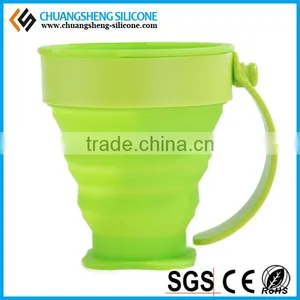Daily Necessory Folding Cup, Silicone Foldable Mug, Multifunctional Container thumbnail-4