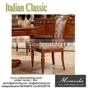 YB29 European Baroque Noble Elegant Solid Wood Carved Dining Chair thumbnail-1
