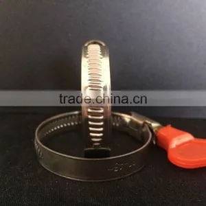 12mm Strainless Steel Standard Germany Style Butterfly Hose Clamps Made in China thumbnail-3