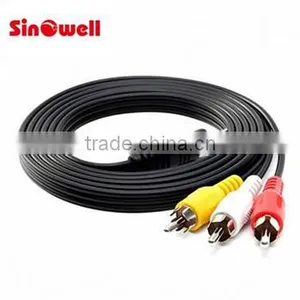 RCA Cable,3 x RCA Male to 3.5mm TRRS Male AV Connection Cable for XIAOMi Box thumbnail-1