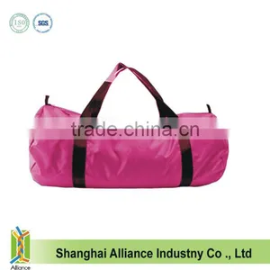 Rose Red Customized Large Comparment Duffel Nylon Promo Travelling Bag thumbnail-1