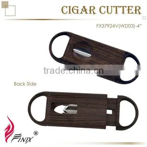 High Quality V-shaped Blade Custom Stainless Steel Cigar Cutters thumbnail-4
