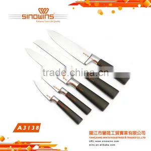 A3118 Practical 5pcs Stainless Steel Knife Set With Non-stick Coating thumbnail-5