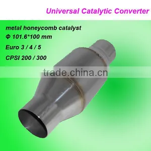 Auto Part Tuning Stainless Steel 304 Exhaust Catalytic Converter thumbnail-1