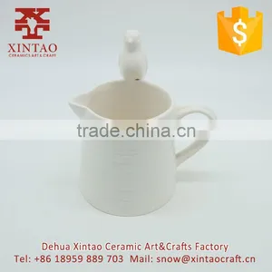 2017 New Design Glazed White Cup With Bird on the Edage thumbnail-1