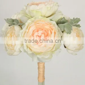 Bridal Wholesale Wedding Bush Bouquet Flore Ranunculus Artificial Bushes thumbnail-4