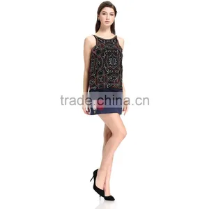 Domin Fashion Beading and Sequin Images of Ladies Casual Tops thumbnail-4