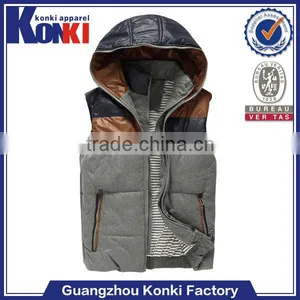 Fashional Designed Three Color Mens Wool Vests thumbnail-1